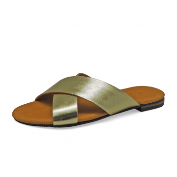 Women Sandals LS-10 Gold Nappa